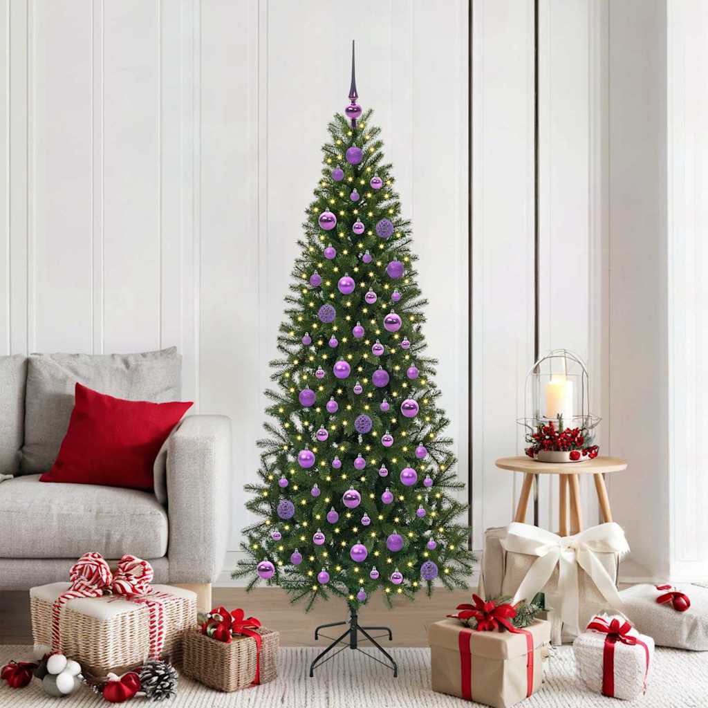 vidaXL Kunstkerstboom met 150 LED met standaard Groen 65 cm PE en PVC