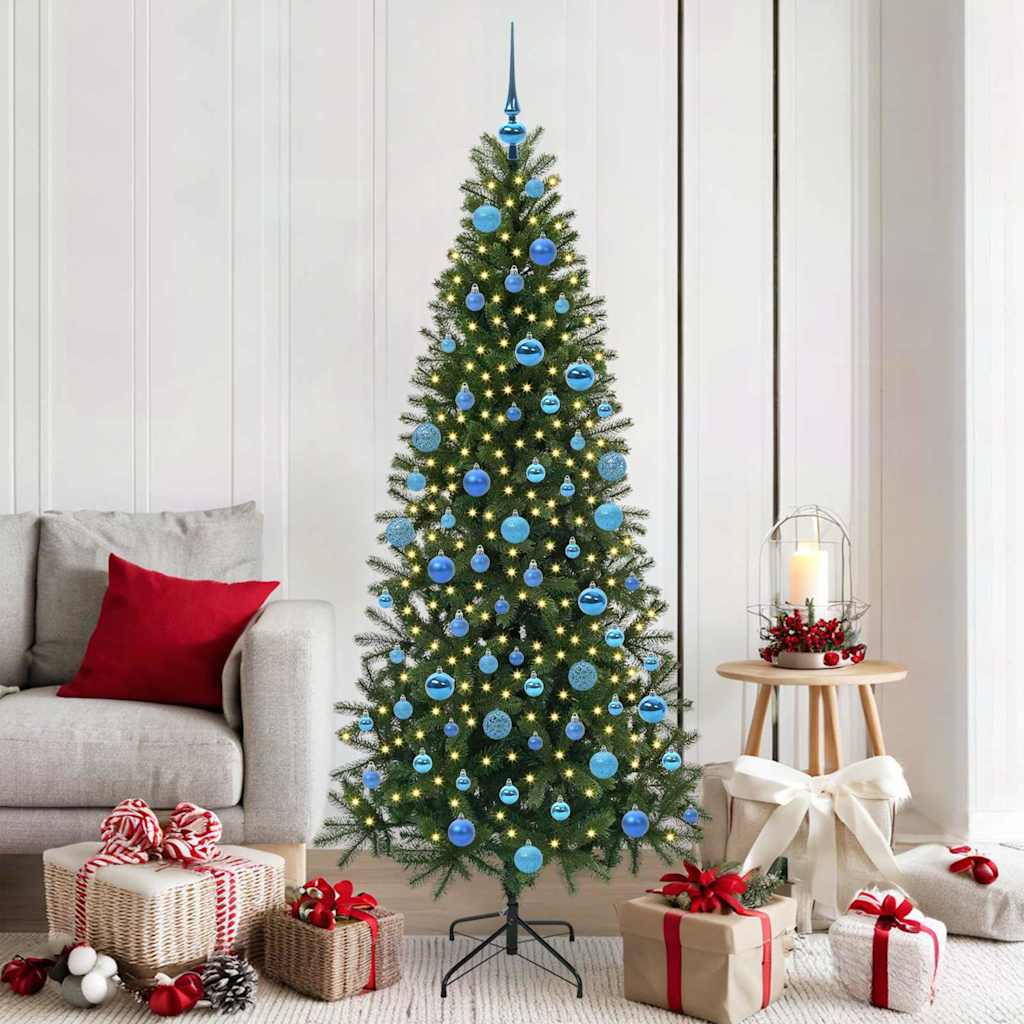 vidaXL Kunstkerstboom met 150 LED met standaard Groen 65 cm PE en PVC