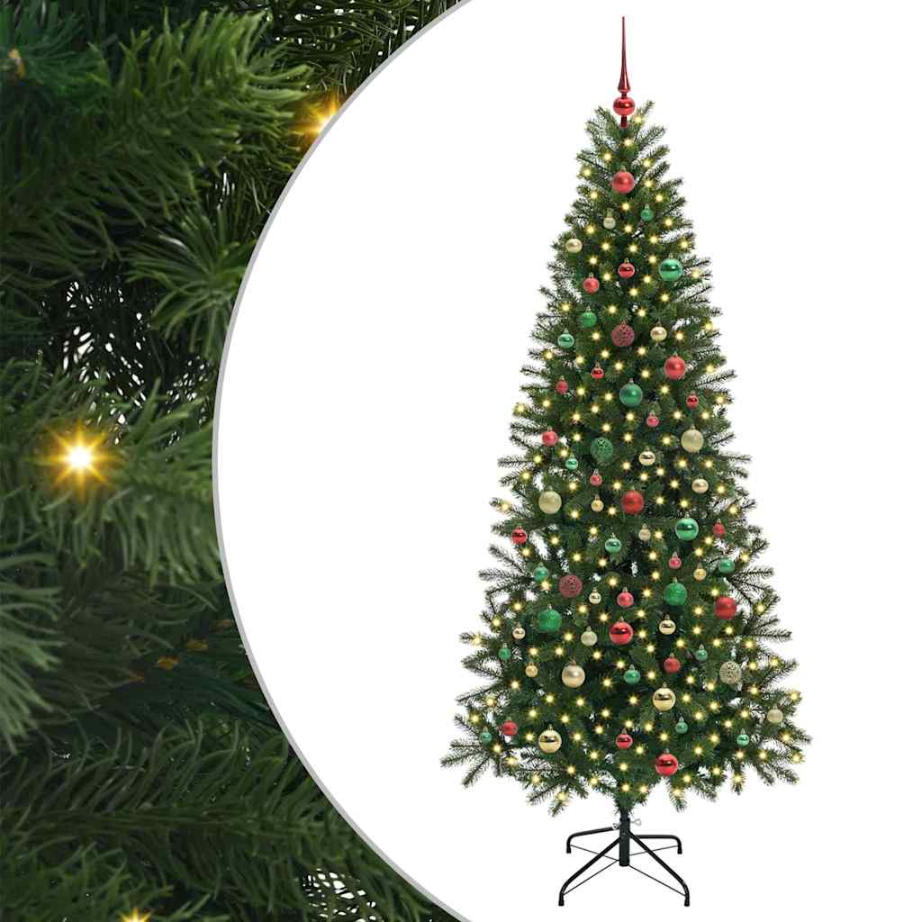vidaXL Kunstkerstboom met 150 LED met standaard Groen 65 cm PE en PVC