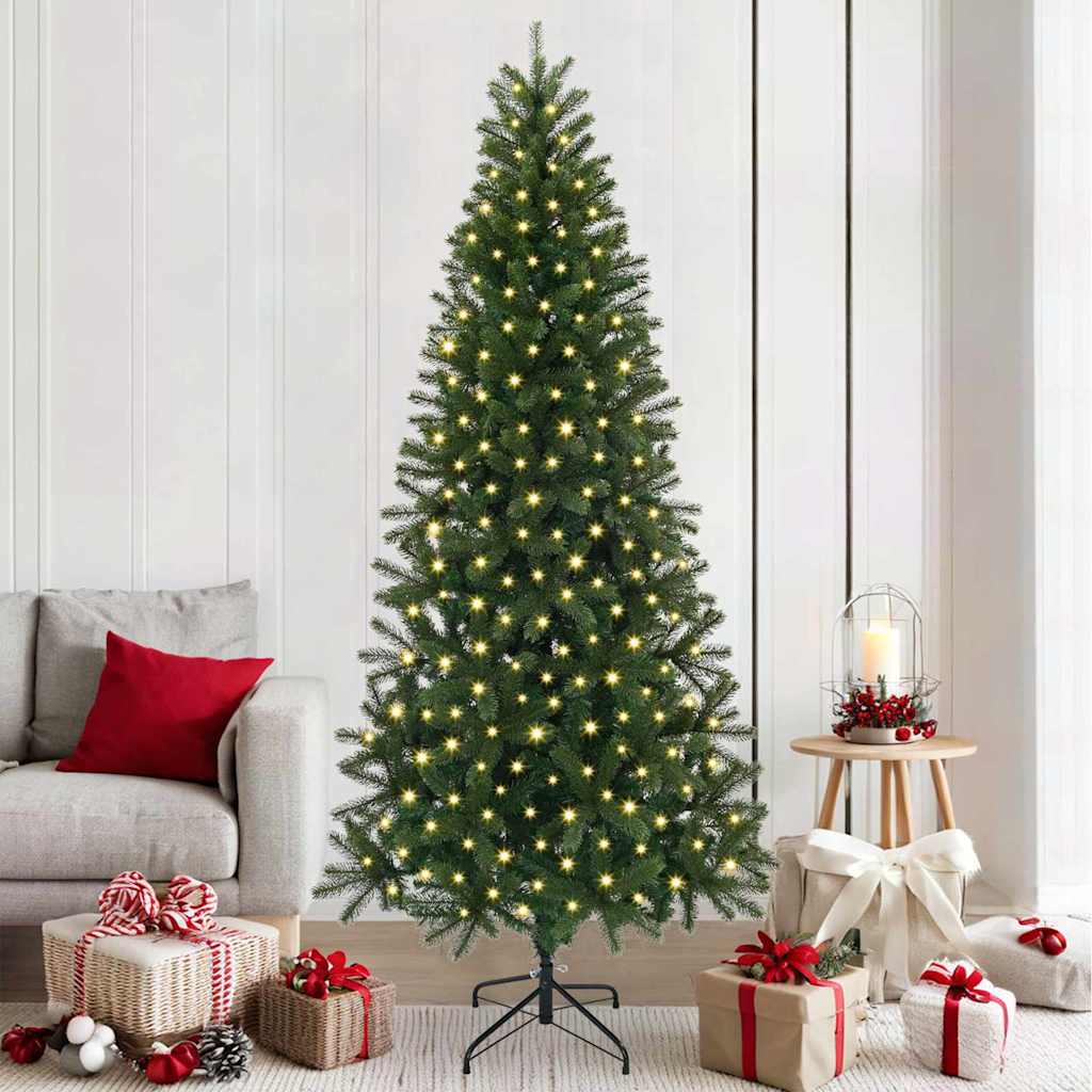 vidaXL Kunstkerstboom met 150 LED met standaard Groen 65 cm PE en PVC