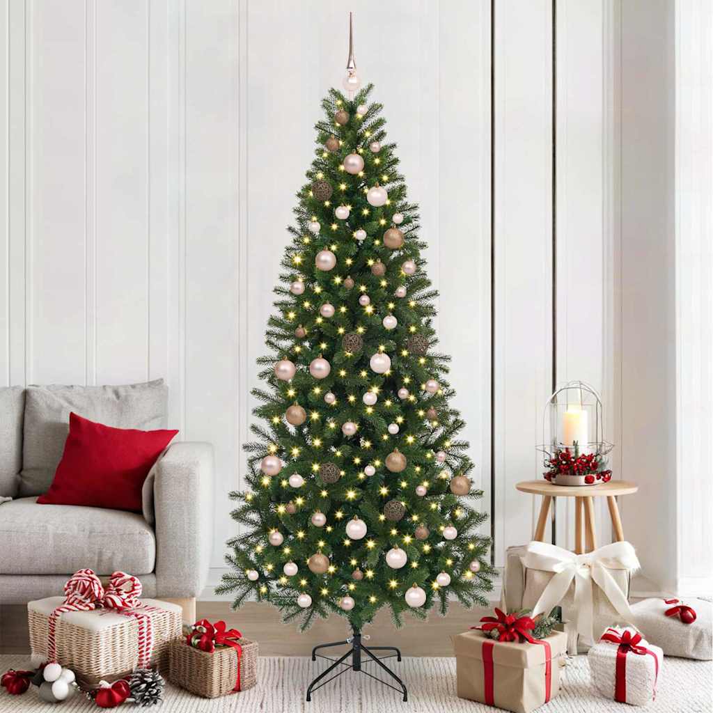 vidaXL Kunstkerstboom met 150 LED met standaard Groen 65 cm PE en PVC