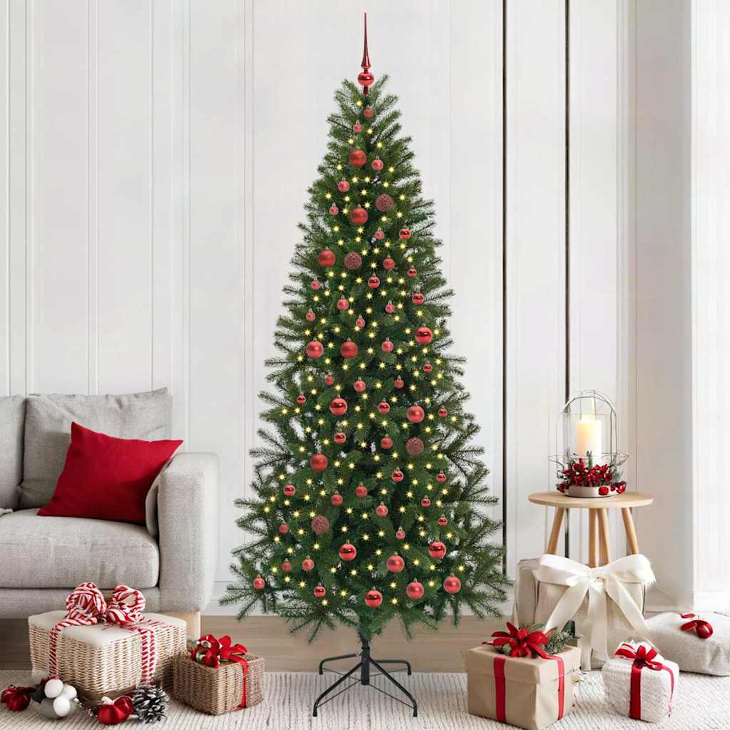 vidaXL Kunstkerstboom met 150 LED met standaard Groen 65 cm PE en PVC
