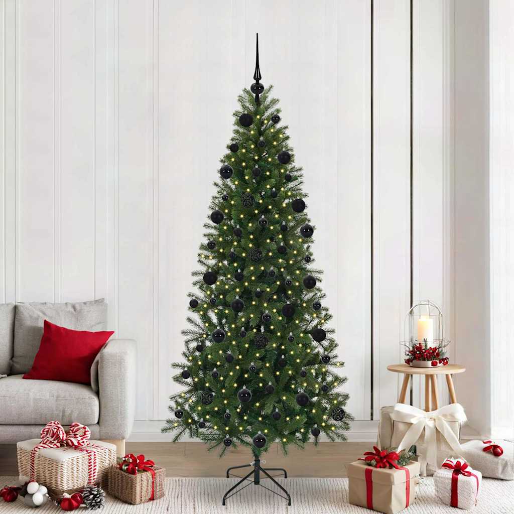 vidaXL Kunstkerstboom met 150 LED met standaard Groen 65 cm PE en PVC