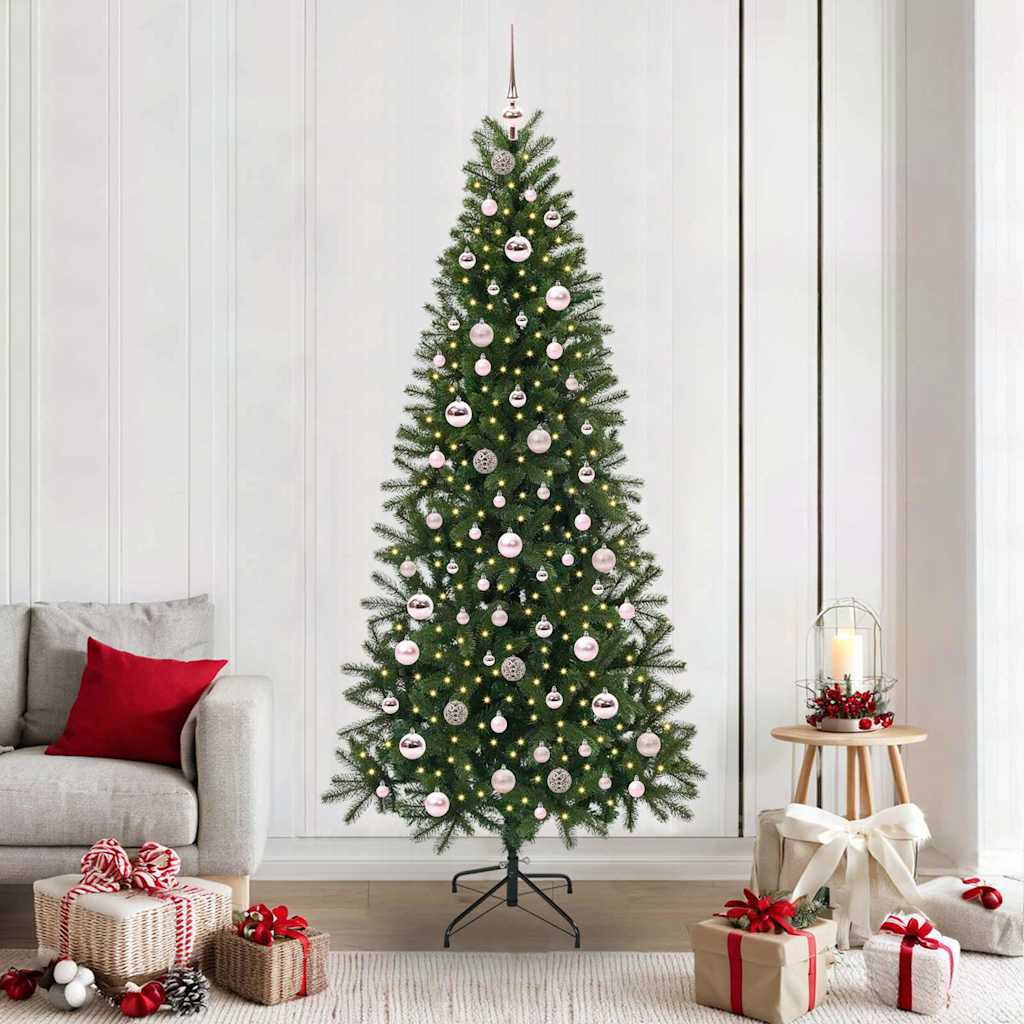 vidaXL Kunstkerstboom met 150 LED met standaard Groen 65 cm PE en PVC