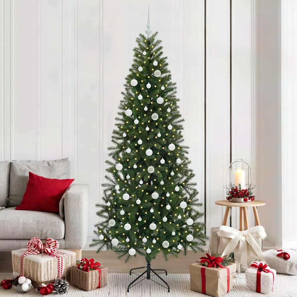 vidaXL Kunstkerstboom met 150 LED met standaard Groen 65 cm PE en PVC