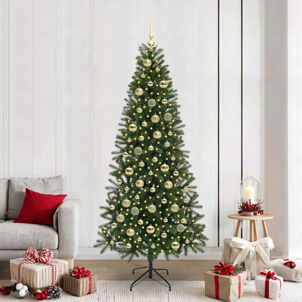 vidaXL Kunstkerstboom met 150 LED met standaard Groen 65 cm PE en PVC