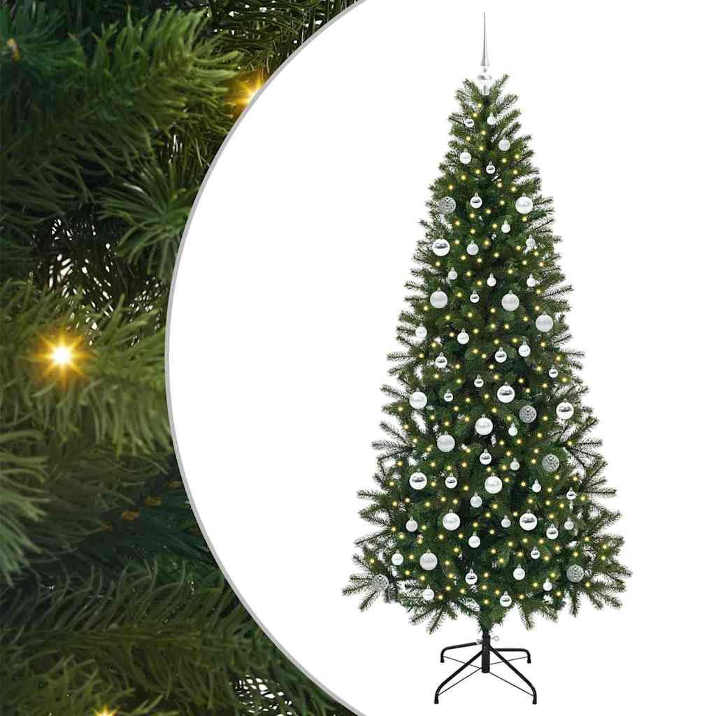 vidaXL Kunstkerstboom met 150 LED met standaard Groen 65 cm PE en PVC