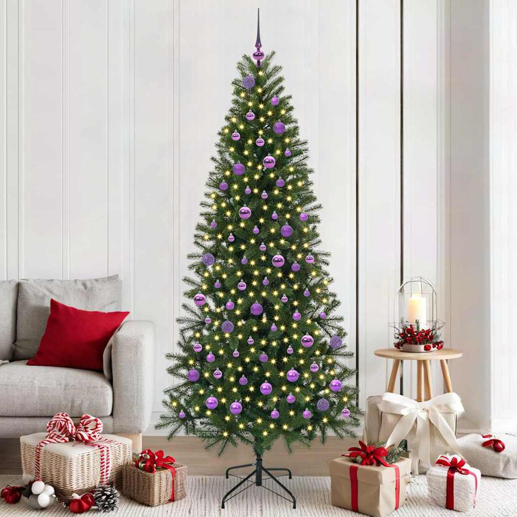 vidaXL Kunstkerstboom met 150 LED met standaard Groen 65 cm PE en PVC