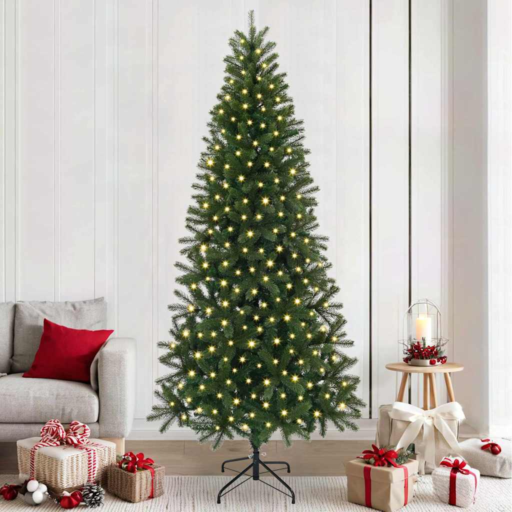 vidaXL Kunstkerstboom met 150 LED met standaard Groen 65 cm PE en PVC