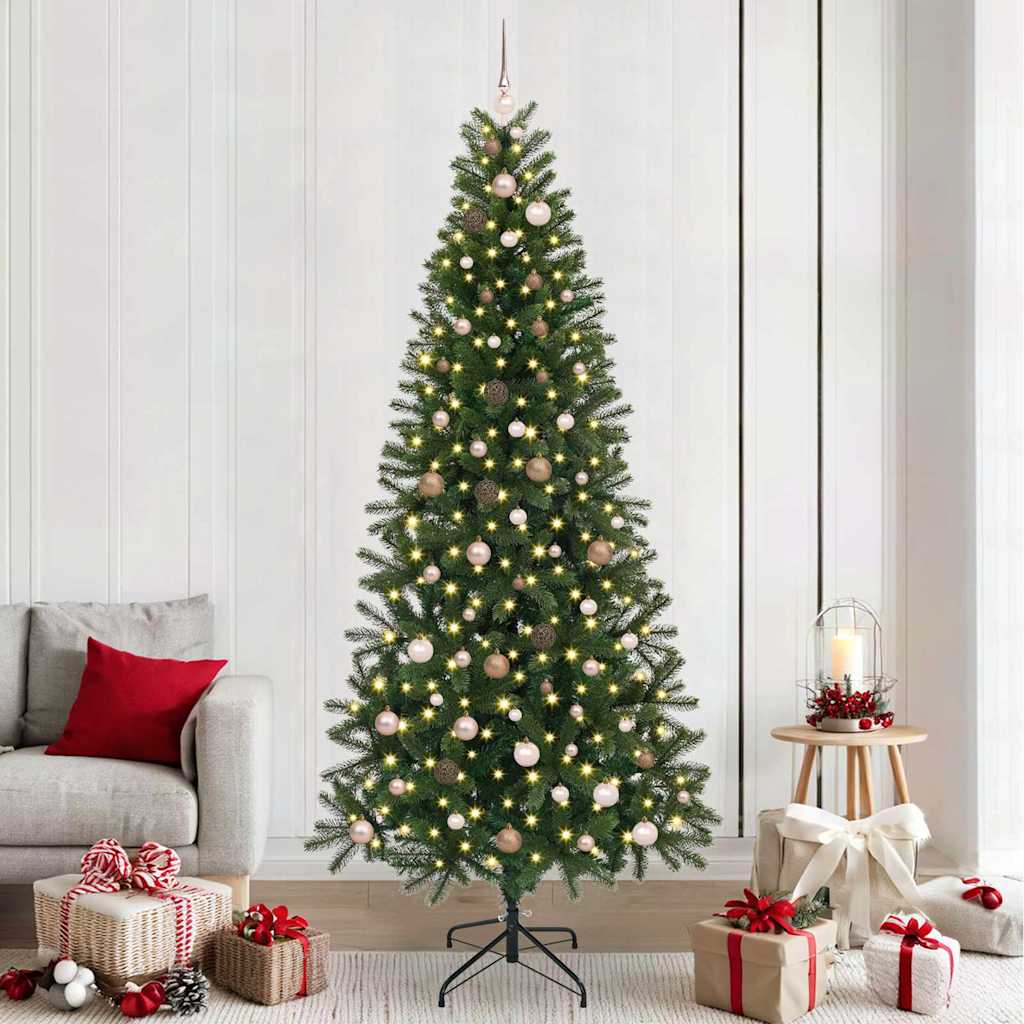 vidaXL Kunstkerstboom met 150 LED met standaard Groen 65 cm PE en PVC