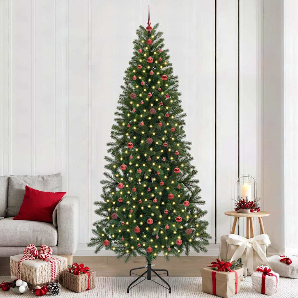 vidaXL Kunstkerstboom met 150 LED met standaard Groen 65 cm PE en PVC