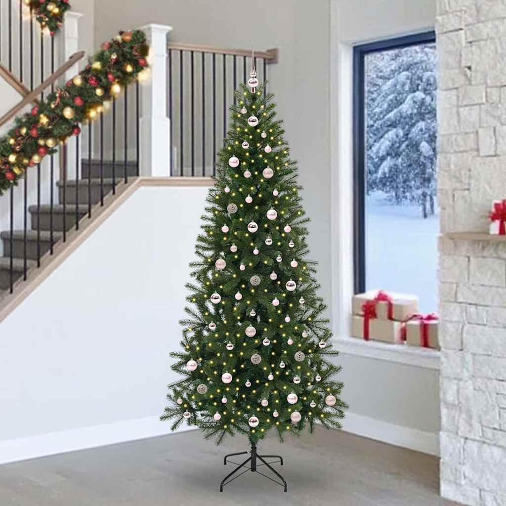 vidaXL Kunstkerstboom met 150 LED met standaard Groen 65 cm PE en PVC