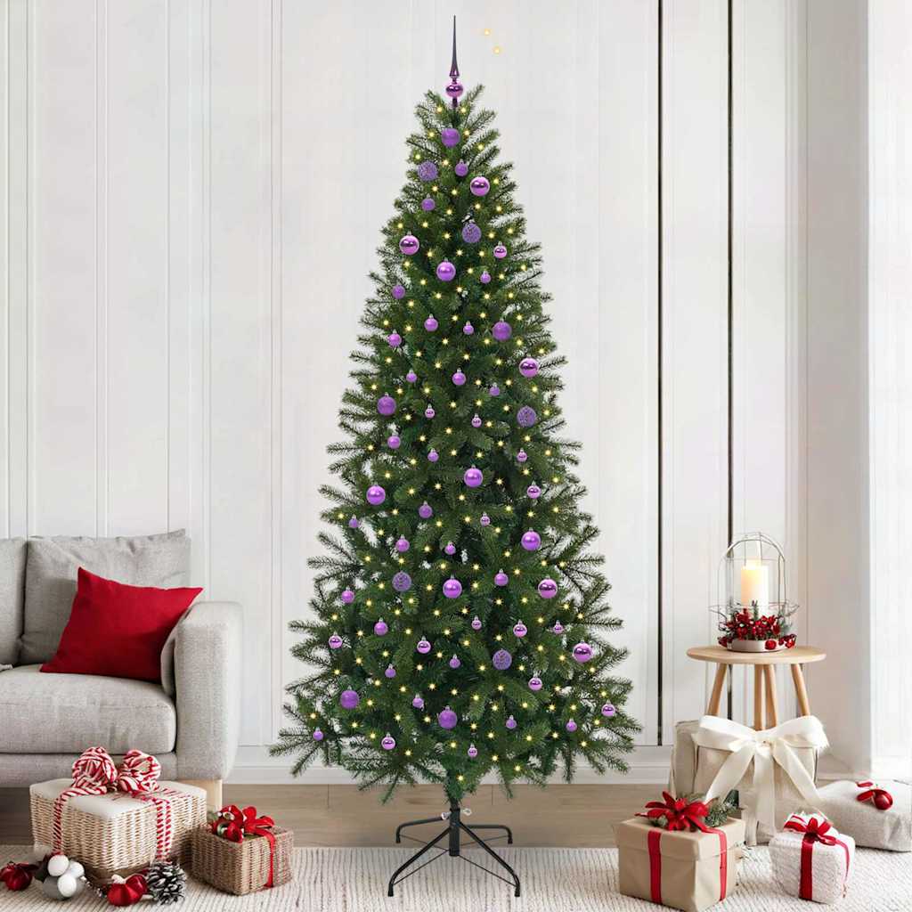 vidaXL Kunstkerstboom met 150 LED met standaard Groen 65 cm PE en PVC