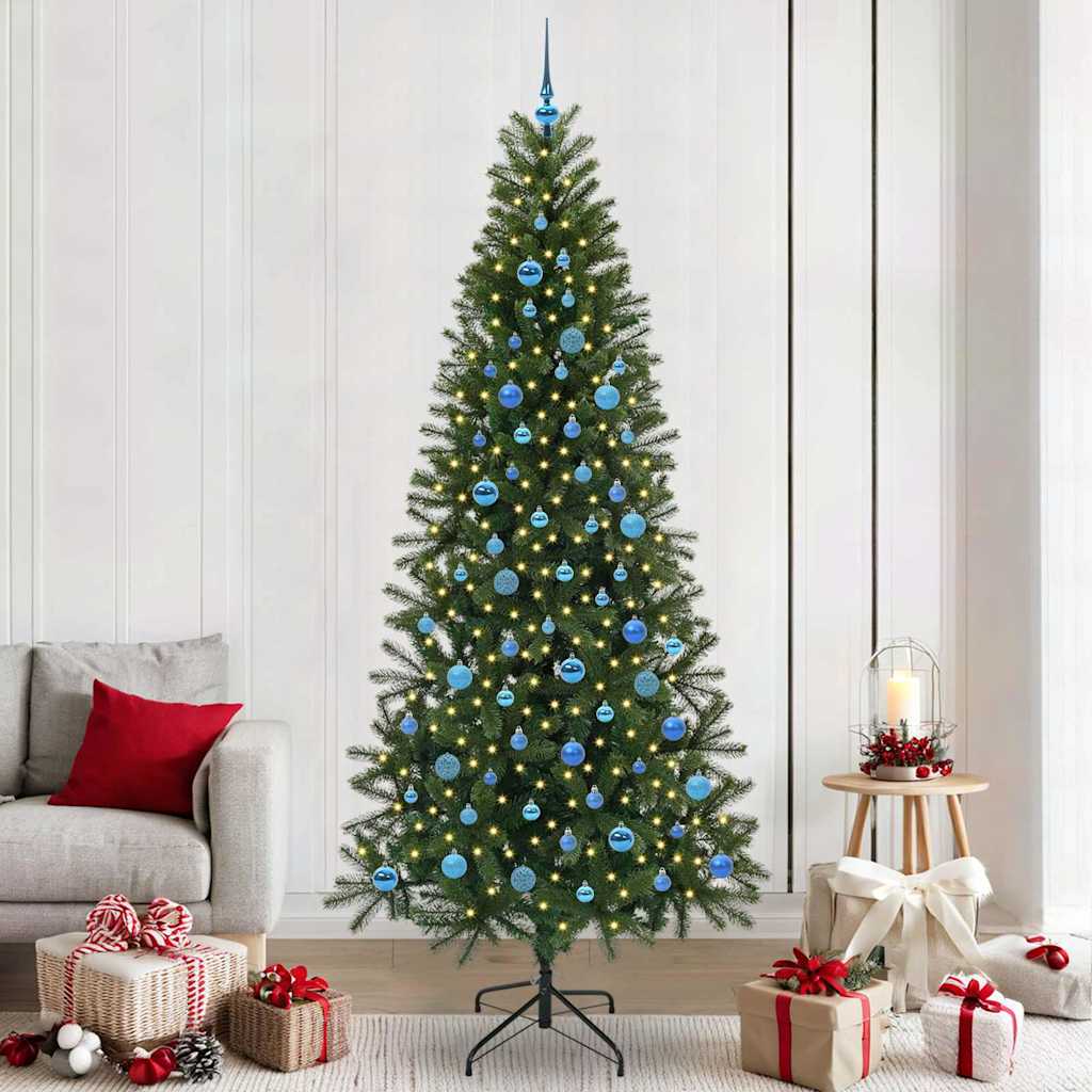 vidaXL Kunstkerstboom met 150 LED met standaard Groen 65 cm PE en PVC