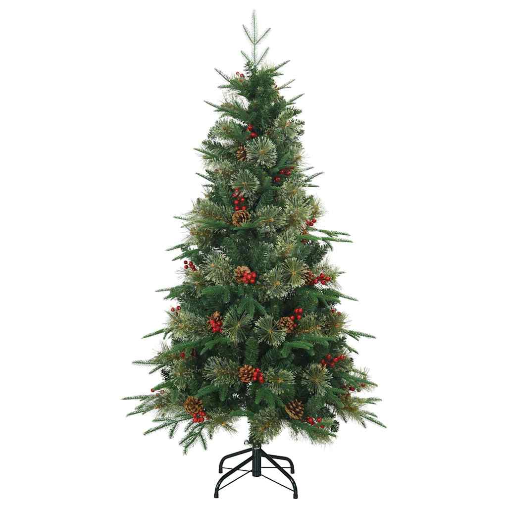 vidaXL Kunstmatige Inklapbare Kerstboom Groen 120 cm PE en PVC