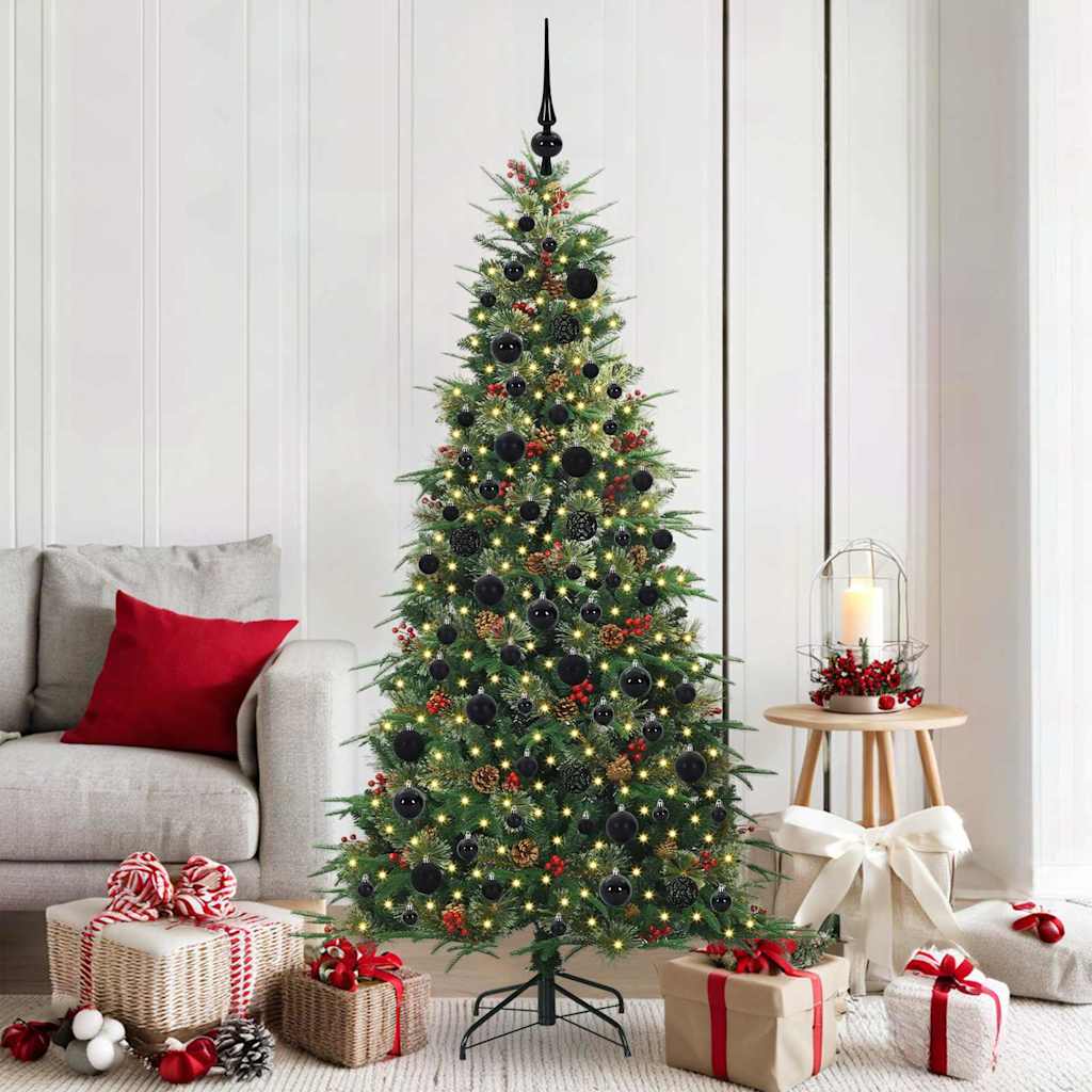 vidaXL Kunstmatige Inklapbare Kerstboom Groen 120 cm PE en PVC