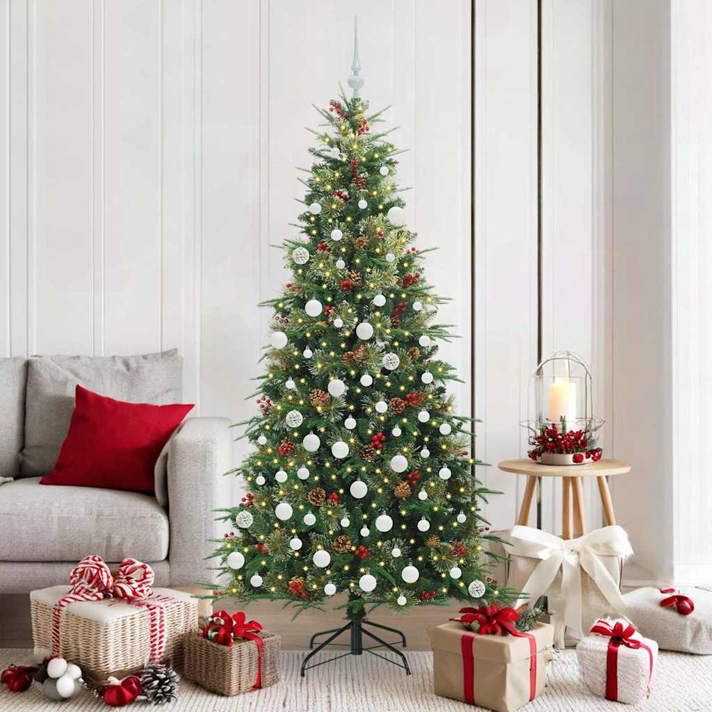 vidaXL Kunstmatige Inklapbare Kerstboom Groen 120 cm PE en PVC