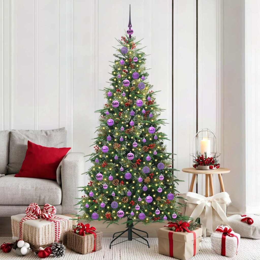 vidaXL Kunstmatige Inklapbare Kerstboom Groen 120 cm PE en PVC