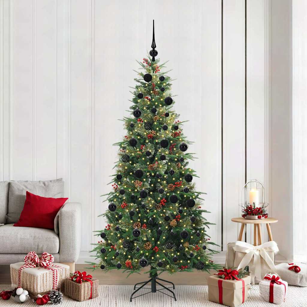 vidaXL Kunstmatige Inklapbare Kerstboom Groen 120 cm PE en PVC