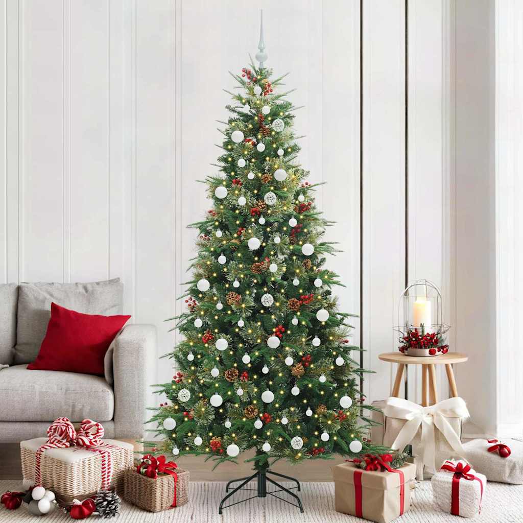 vidaXL Kunstmatige Inklapbare Kerstboom Groen 120 cm PE en PVC
