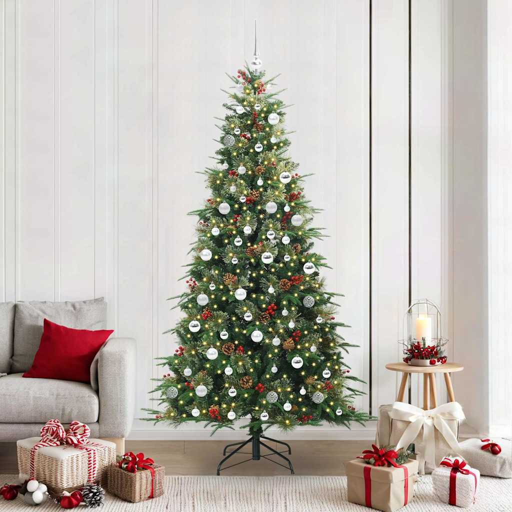vidaXL Kunstmatige Inklapbare Kerstboom Groen 120 cm PE en PVC