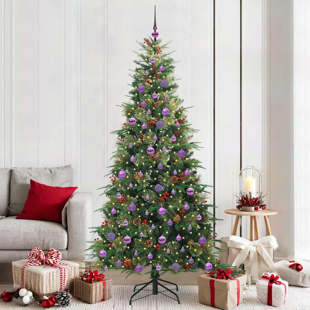 vidaXL Kunstmatige Inklapbare Kerstboom Groen 120 cm PE en PVC