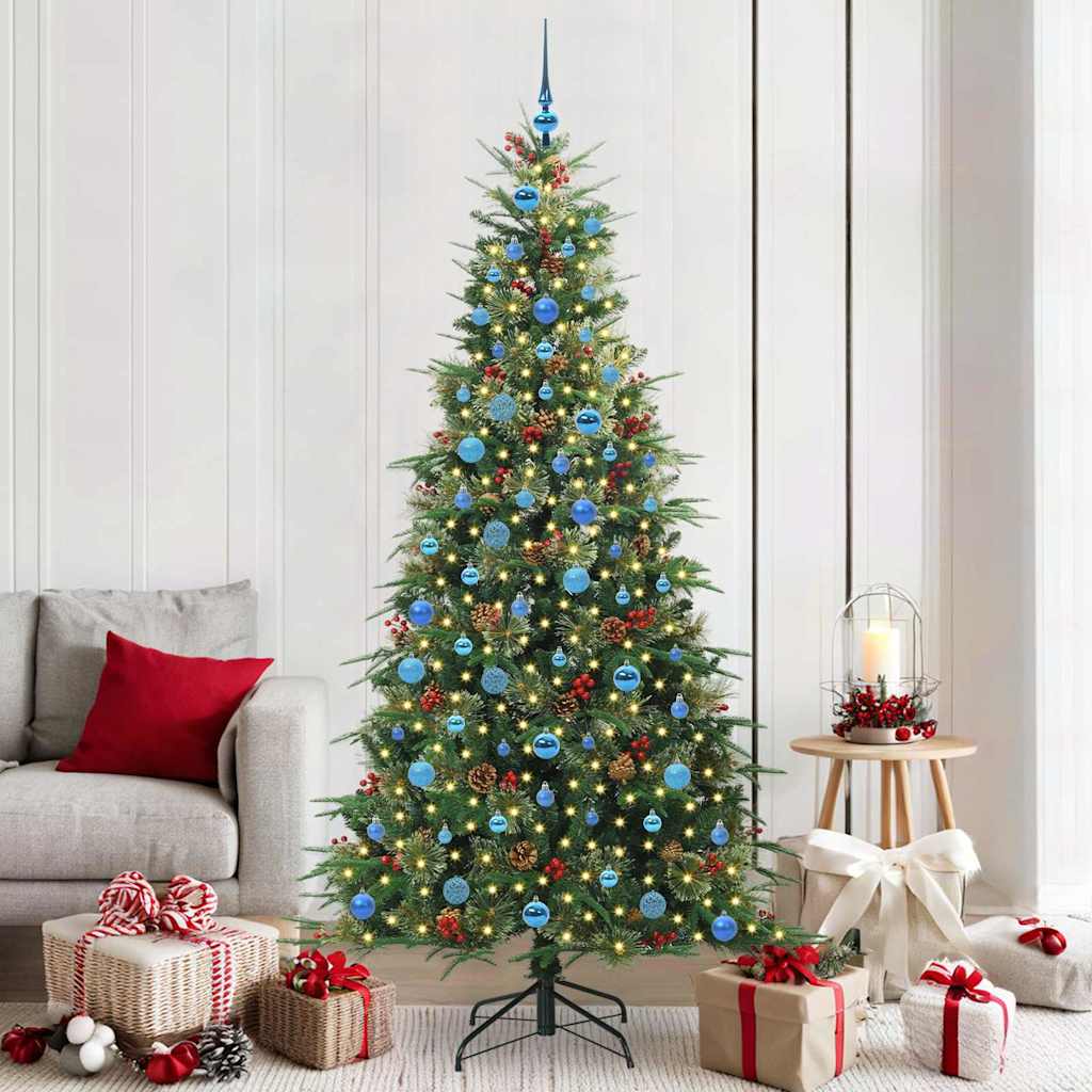 vidaXL Kunstmatige Inklapbare Kerstboom Groen 120 cm PE en PVC