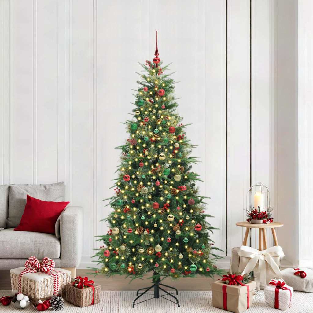 vidaXL Kunstmatige Inklapbare Kerstboom Groen 120 cm PE en PVC