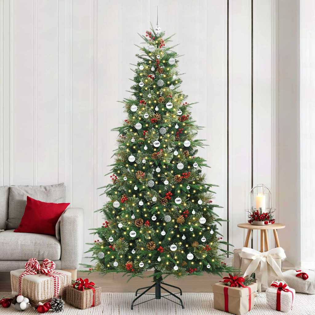 vidaXL Kunstmatige Inklapbare Kerstboom Groen 120 cm PE en PVC