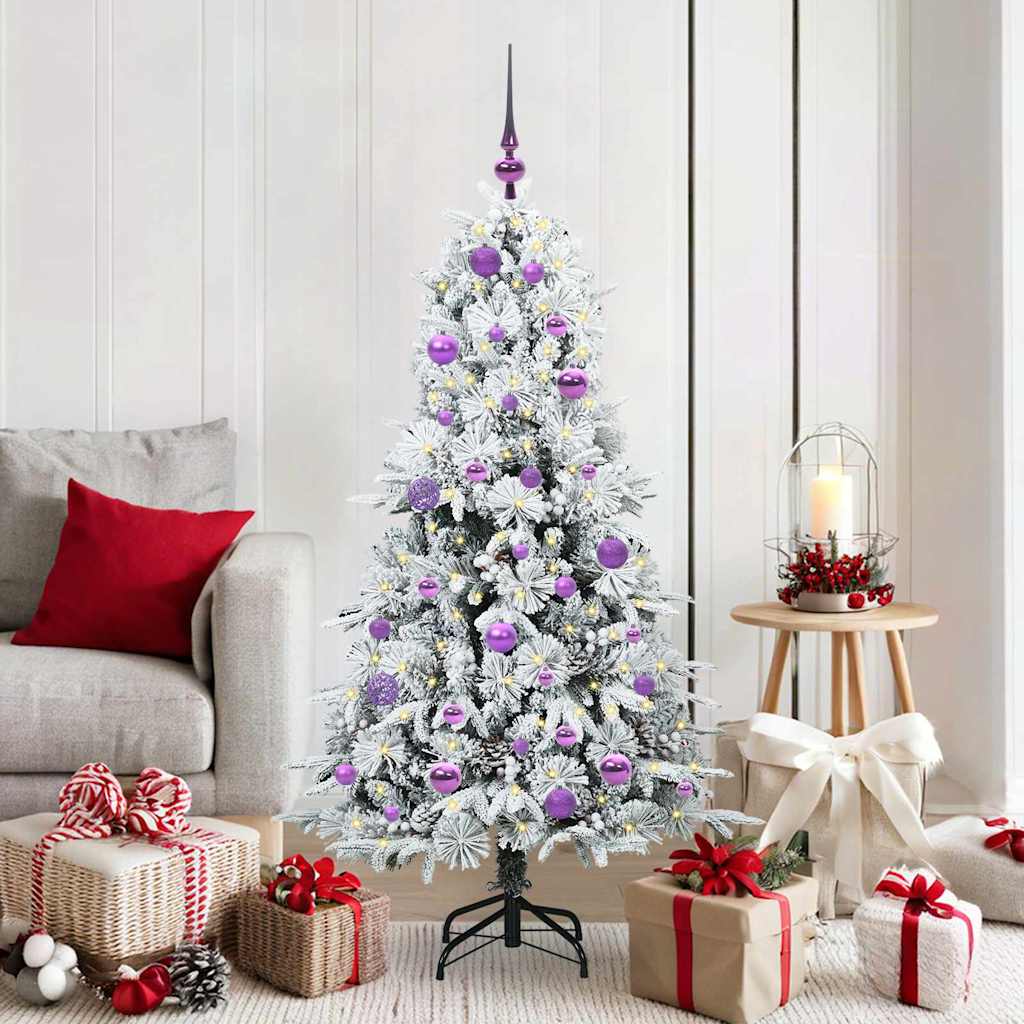 vidaXL Kunstmatige Inklapbare Kerstboom Groen 120 cm PE en PVC