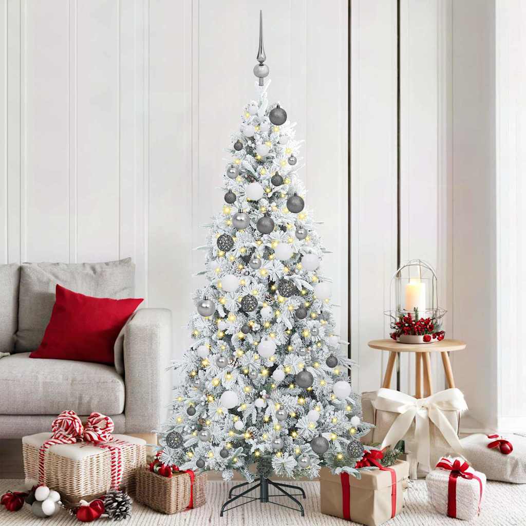 vidaXL Kunstmatige Inklapbare Kerstboom Groen 120 cm PE en PVC