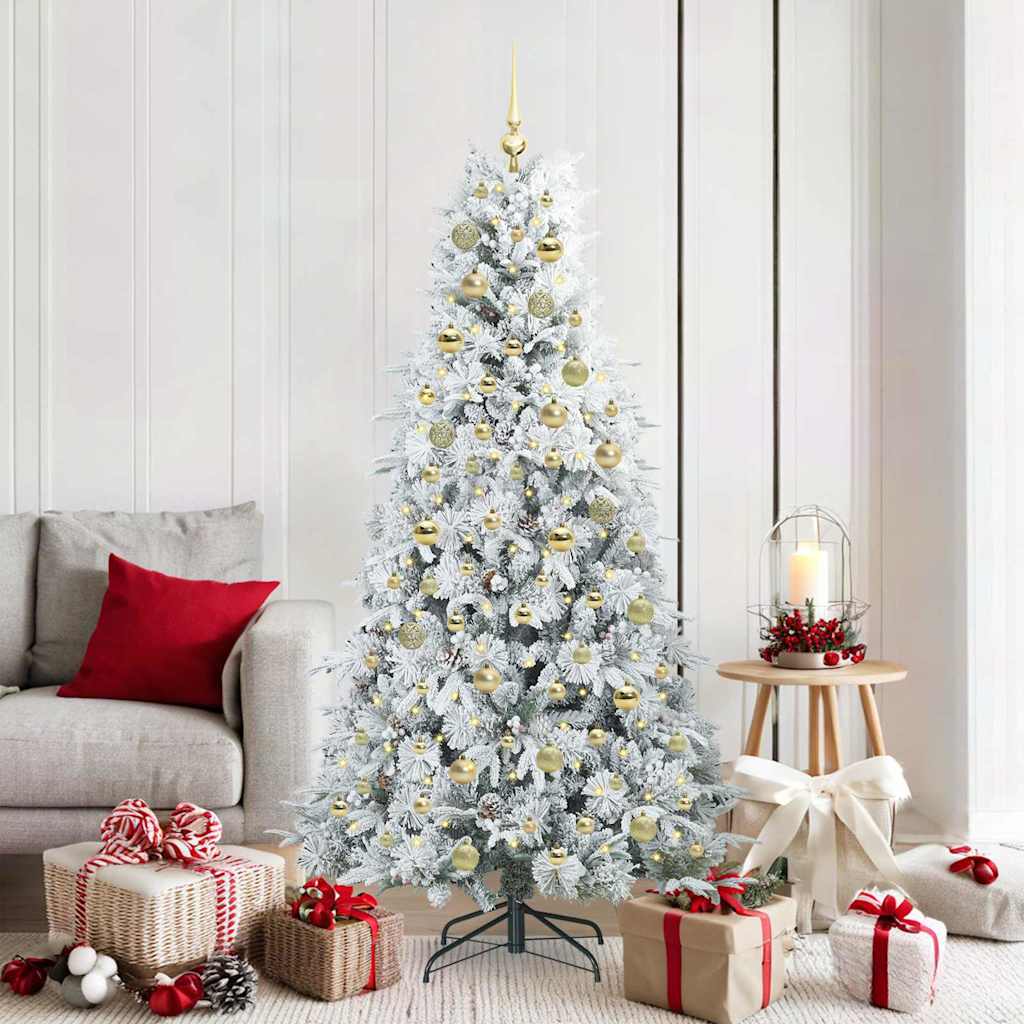 vidaXL Kunstmatige Inklapbare Kerstboom Groen 120 cm PE en PVC