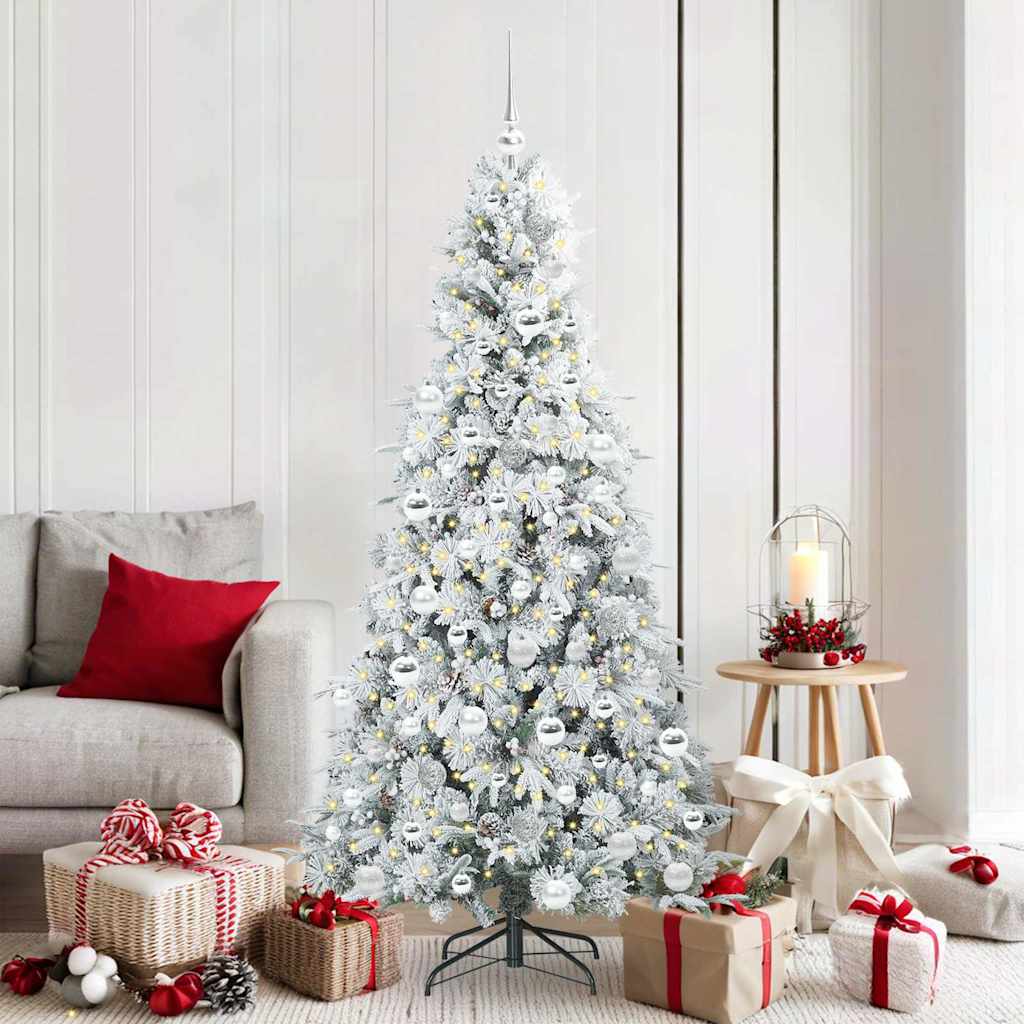 vidaXL Kunstmatige Inklapbare Kerstboom Groen 120 cm PE en PVC