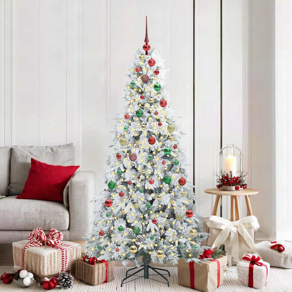 vidaXL Kunstmatige Inklapbare Kerstboom Groen 120 cm PE en PVC