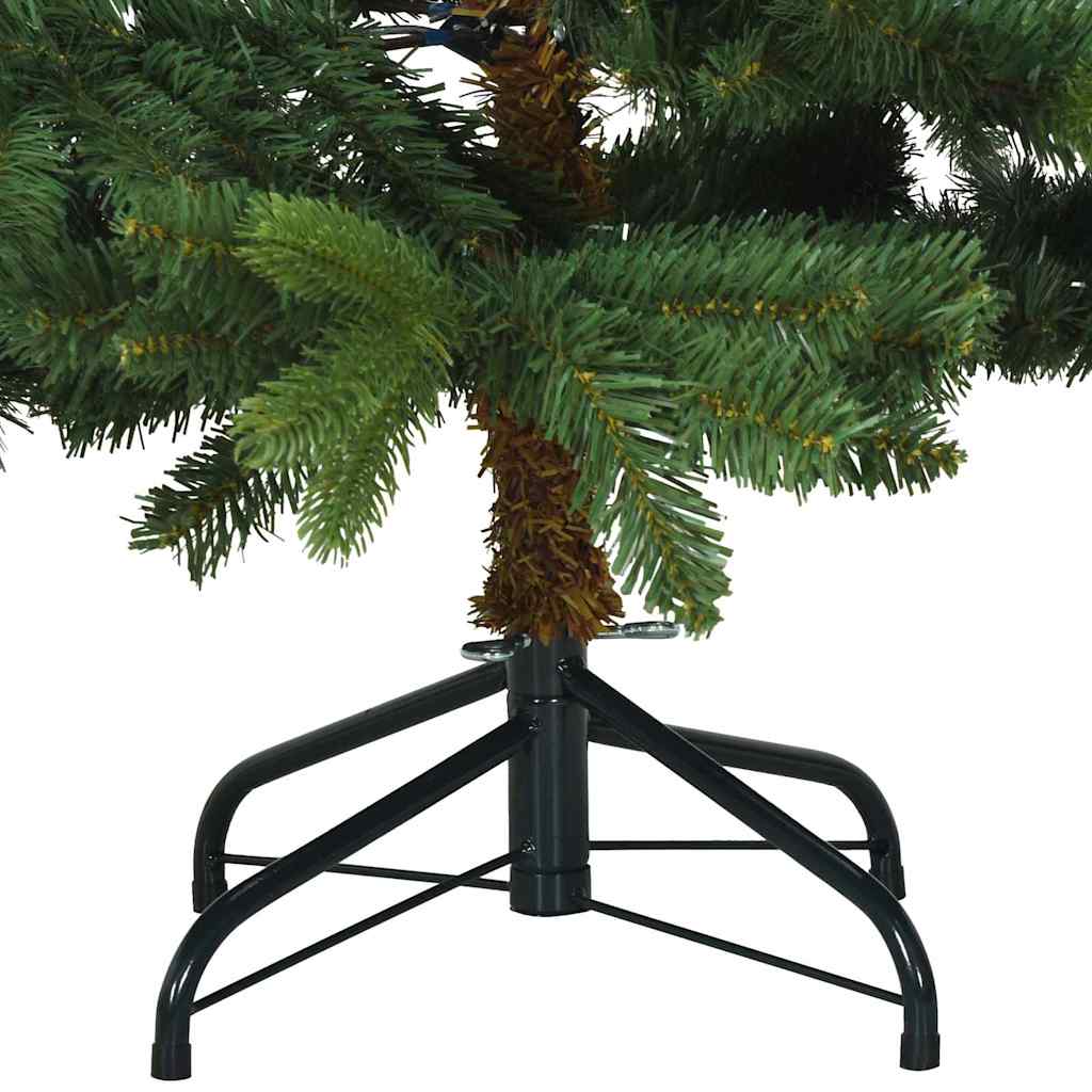 vidaXL Kunstkerstboom met 150 LED met standaard Groen 120 cm PE en PVC