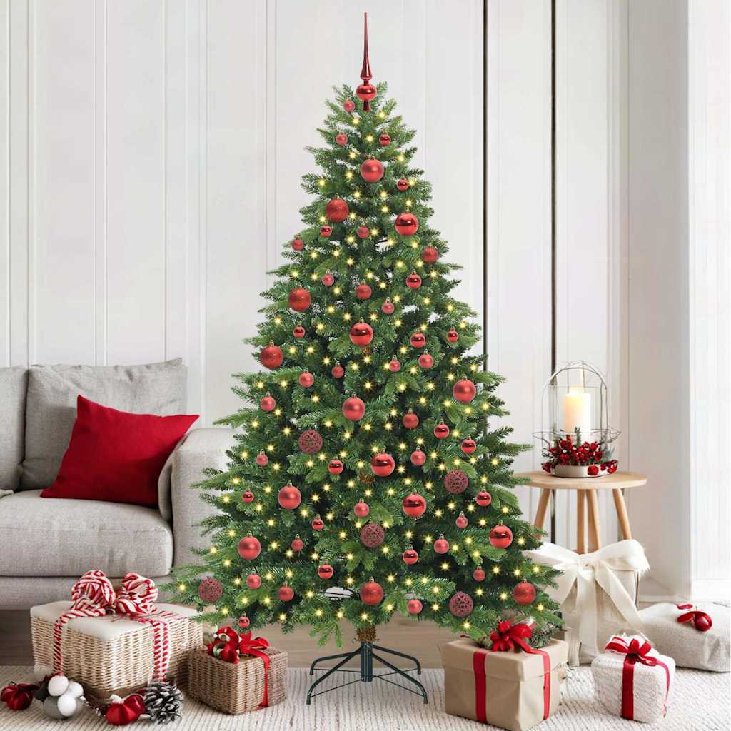 vidaXL Kunstkerstboom met 150 LED met standaard Groen 120 cm PE en PVC