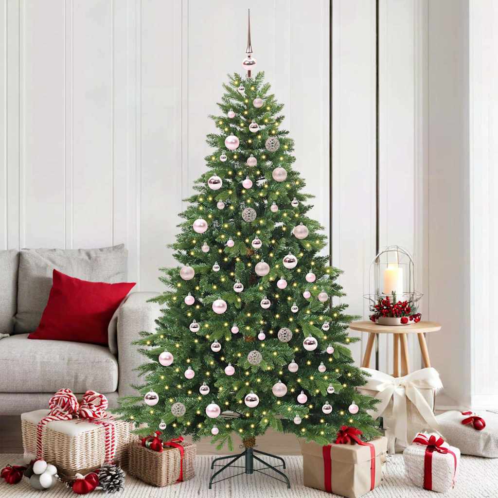 vidaXL Kunstkerstboom met 150 LED met standaard Groen 120 cm PE en PVC