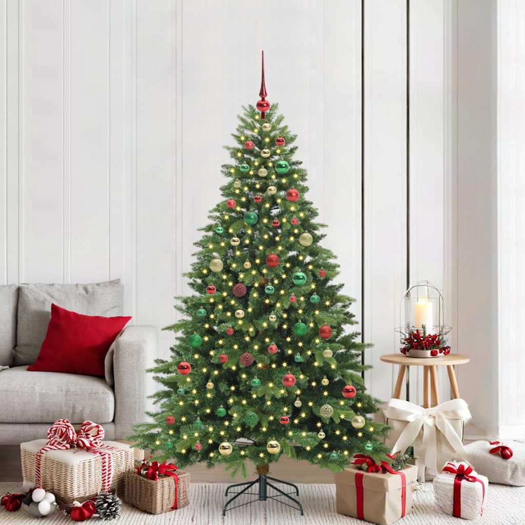 vidaXL Kunstkerstboom met 150 LED met standaard Groen 120 cm PE en PVC
