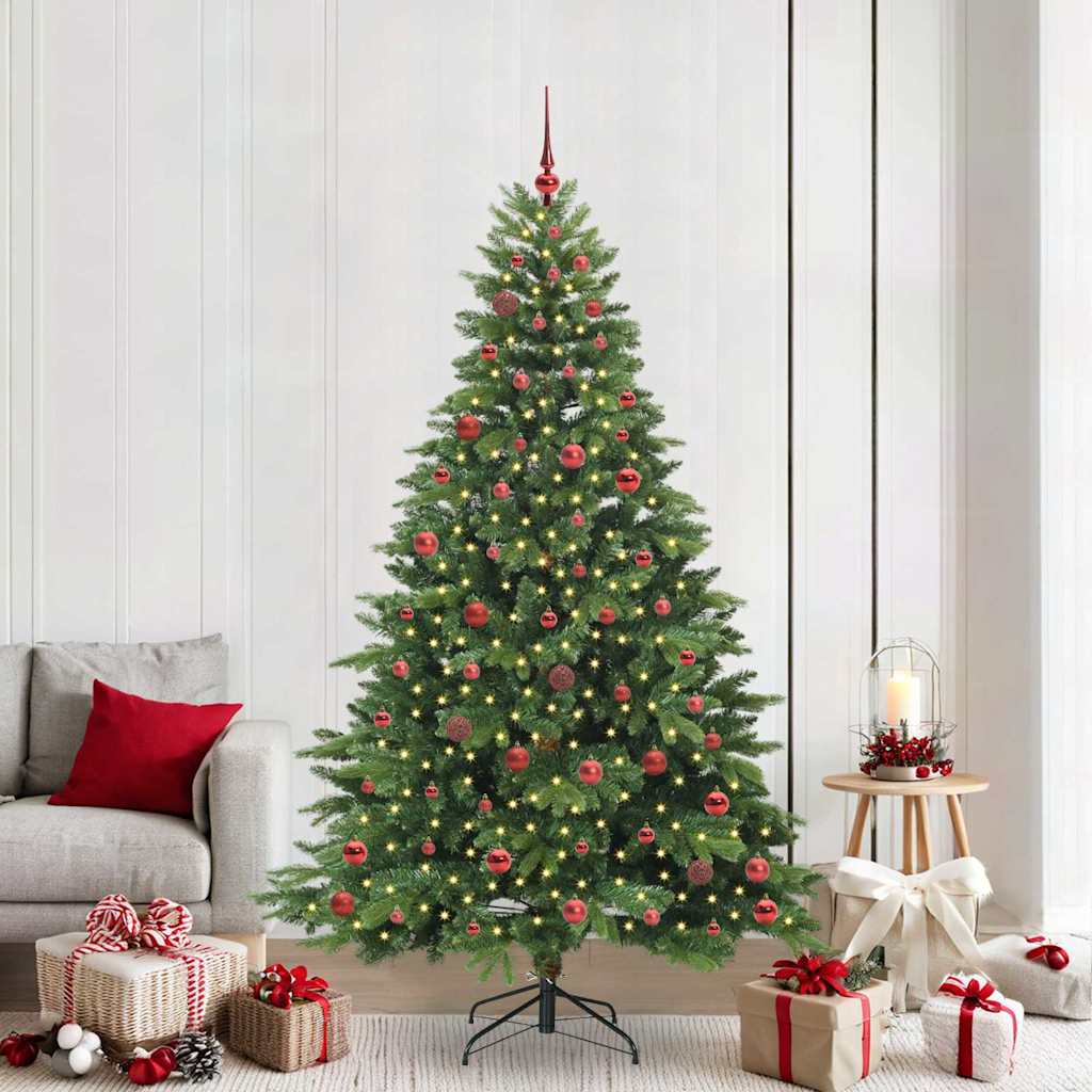 vidaXL Kunstkerstboom met 150 LED met standaard Groen 120 cm PE en PVC