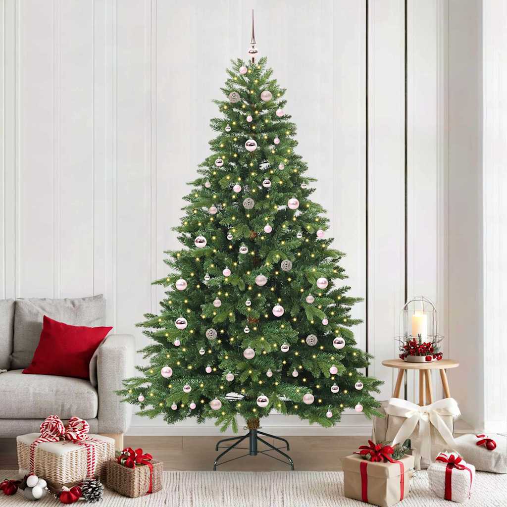 vidaXL Kunstkerstboom met 150 LED met standaard Groen 120 cm PE en PVC