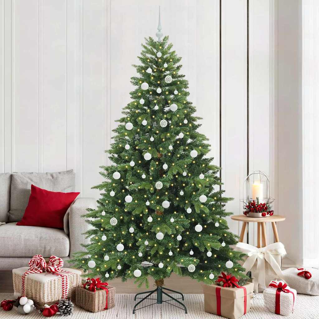 vidaXL Kunstkerstboom met 150 LED met standaard Groen 120 cm PE en PVC