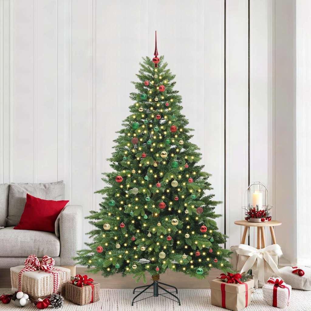 vidaXL Kunstkerstboom met 150 LED met standaard Groen 120 cm PE en PVC