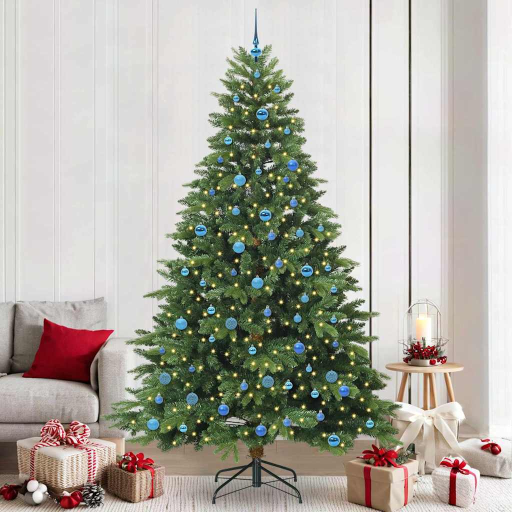 vidaXL Kunstkerstboom met 150 LED met standaard Groen 120 cm PE en PVC
