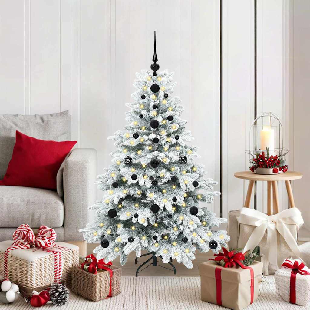 vidaXL Kunstkerstboom met 150 LED met standaard Groen 120 cm PE en PVC