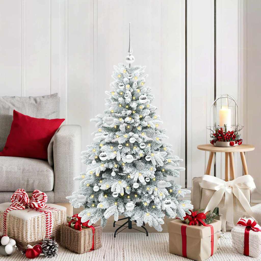 vidaXL Kunstkerstboom met 150 LED met standaard Groen 120 cm PE en PVC