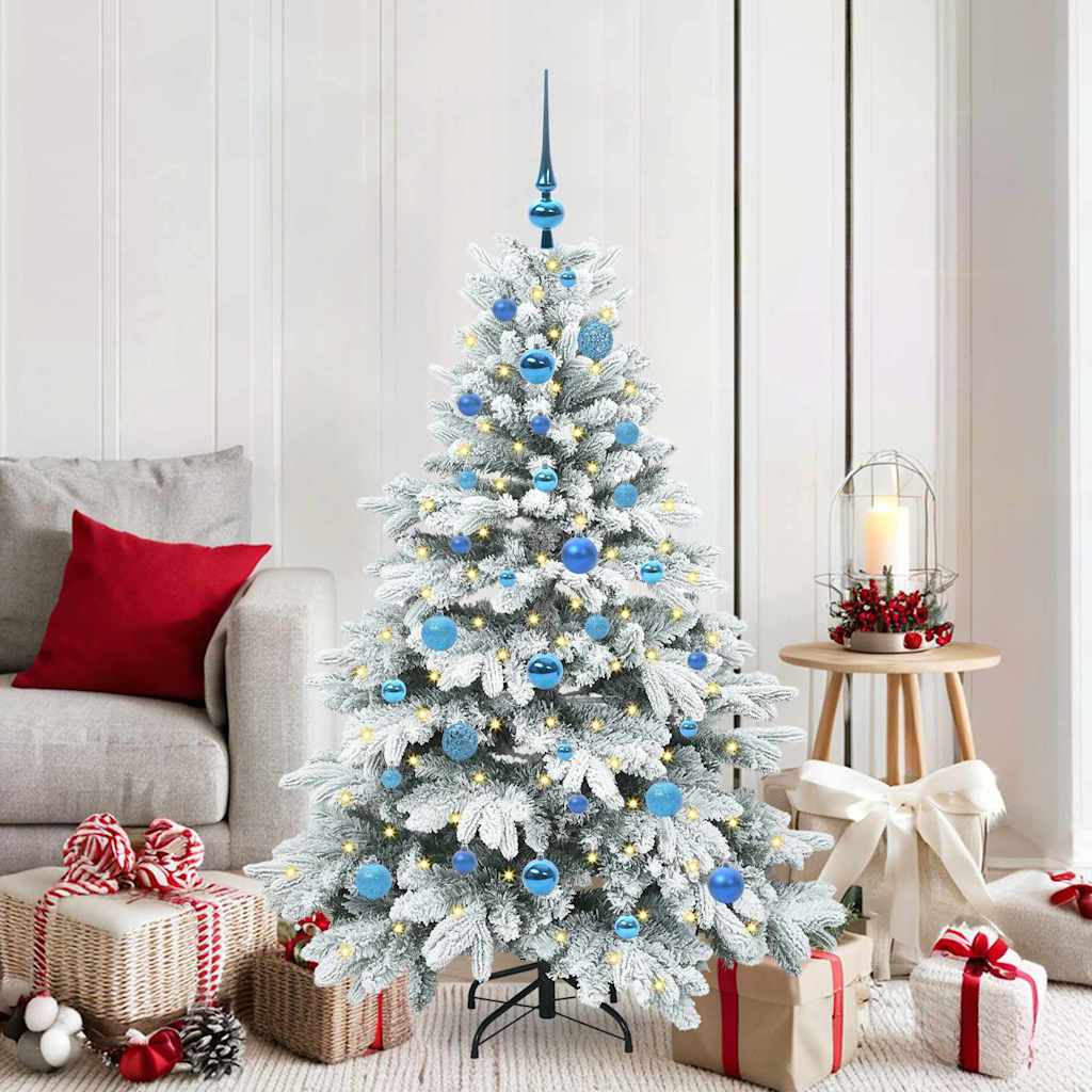 vidaXL Kunstkerstboom met 150 LED met standaard Groen 120 cm PE en PVC