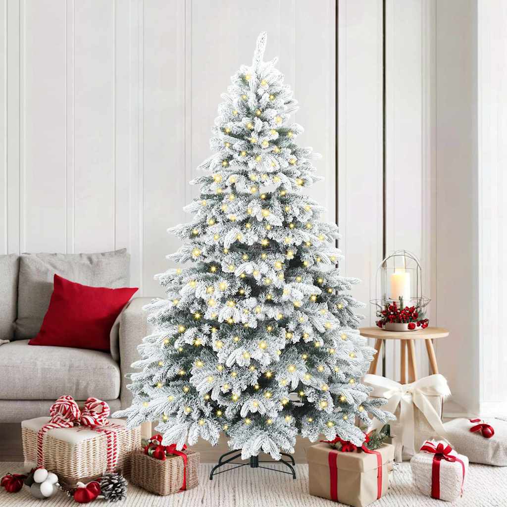 vidaXL Kunstkerstboom met 150 LED met standaard Groen 120 cm PE en PVC