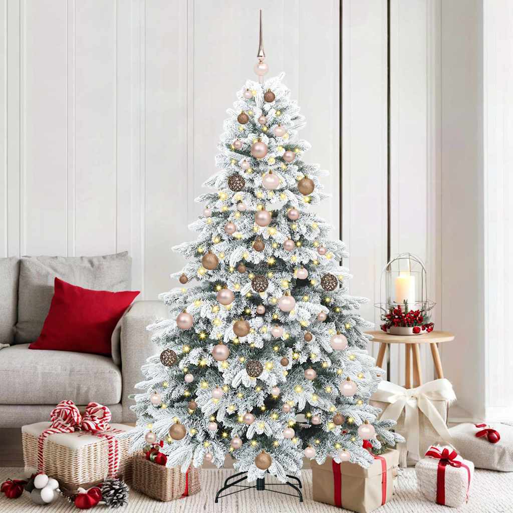 vidaXL Kunstkerstboom met 150 LED met standaard Groen 120 cm PE en PVC