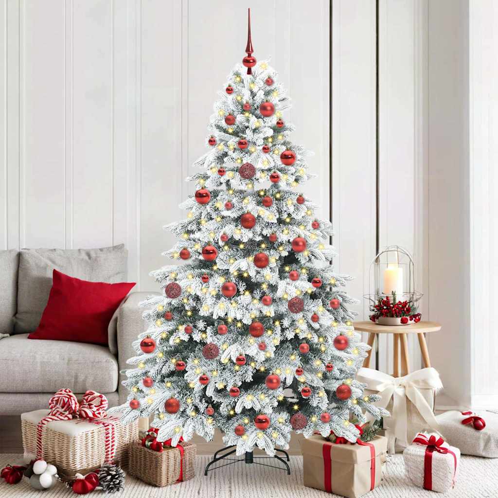 vidaXL Kunstkerstboom met 150 LED met standaard Groen 120 cm PE en PVC