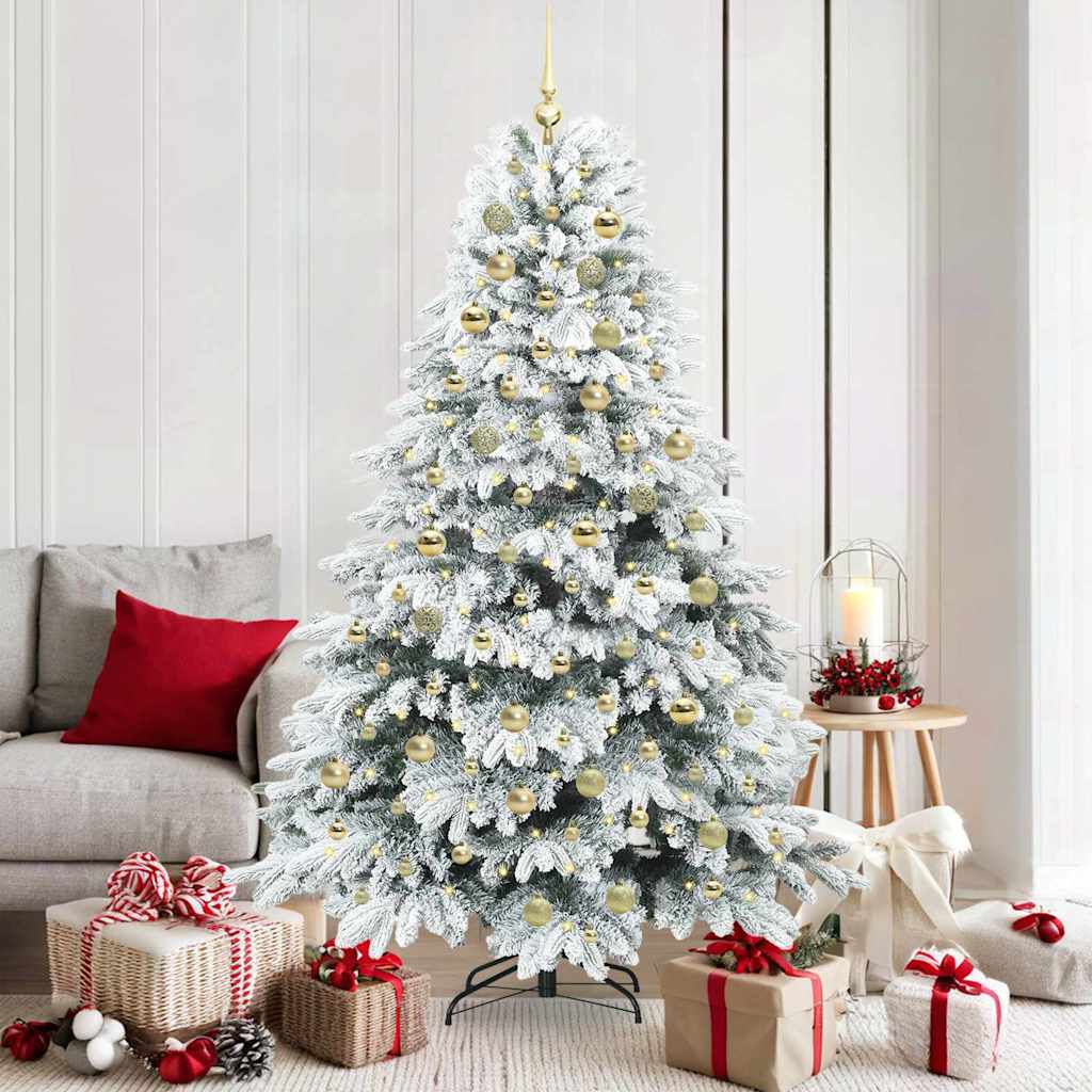 vidaXL Kunstkerstboom met 150 LED met standaard Groen 120 cm PE en PVC